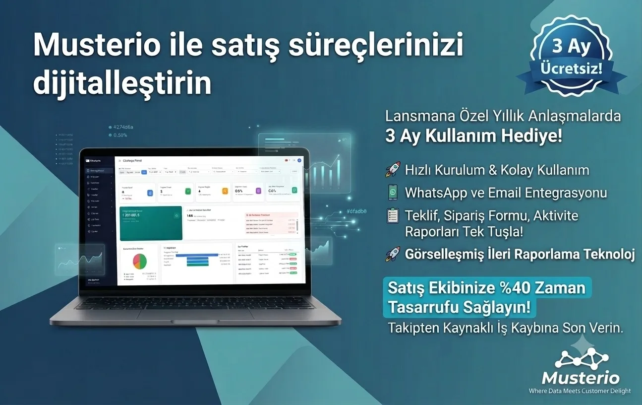 Musterio Lansmana Özel 3 Ay Hediye
